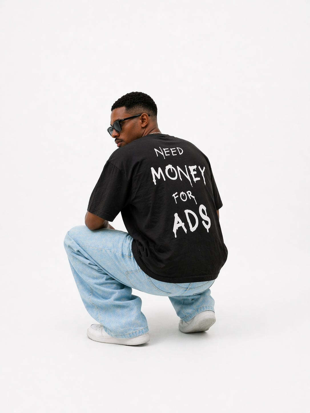 Need Money For Ads Tee - Black